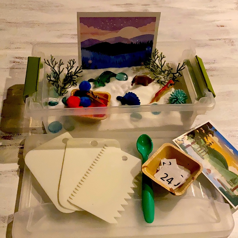 Sensory salt bin